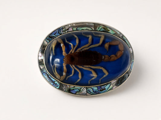 Scorpio Belt Buckle in Blue