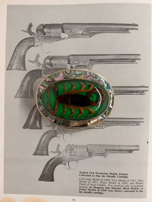 Scorpio Belt Buckle in Green