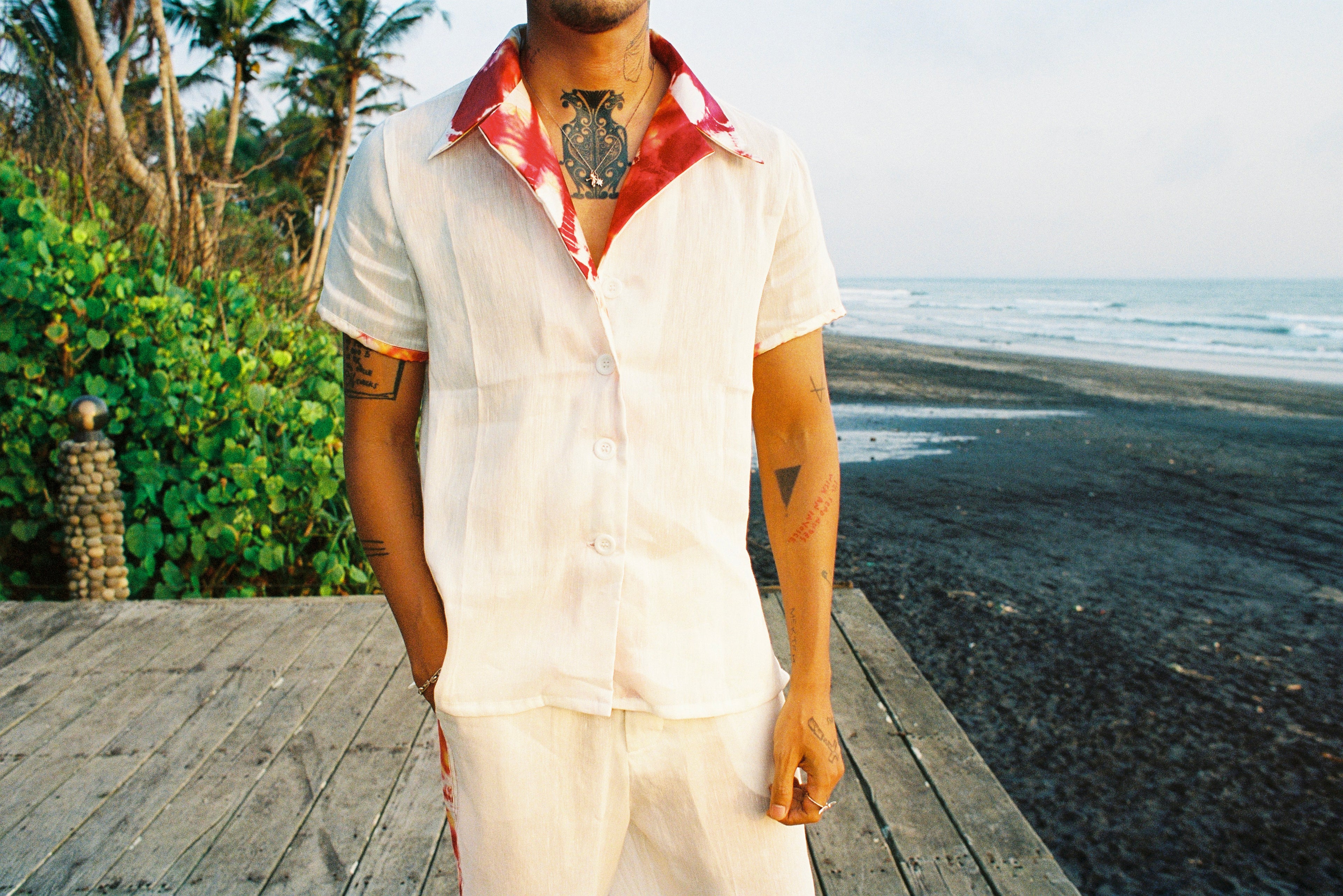 The Daybreak Unisex Button Down Tie Dye Shirt